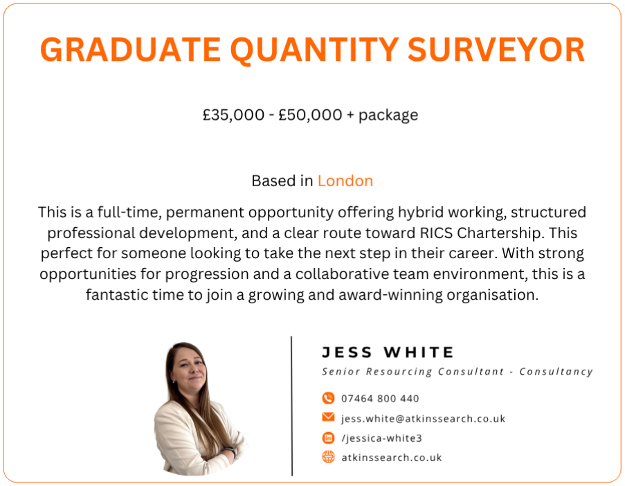 Graduate Quantity Surveyor